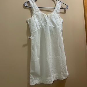 Vintage cream slip dress